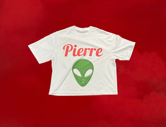 Pierre Armand “Alien Invasion” Luxury Tee White