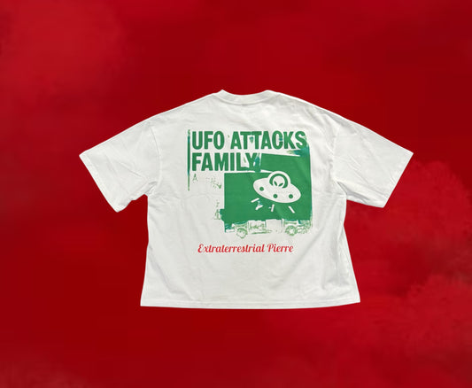 Pierre Armand “Alien Invasion” Luxury Tee White